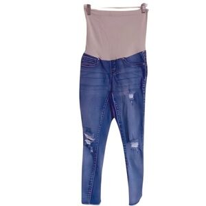 Blue Savvy Maternity Jeans - Women's Small: Excellent Condition‎
